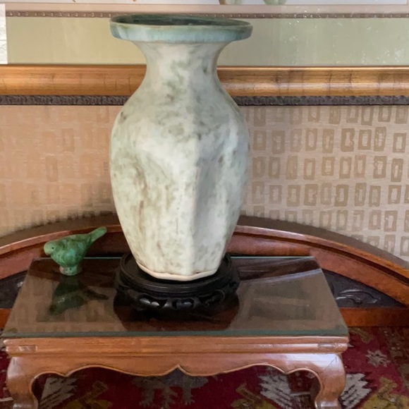 Outrageously beautiful McCarty Pottery vase.  12 3/4 tall.  Vintage 90’s.  Mint - Picture 1 of 16